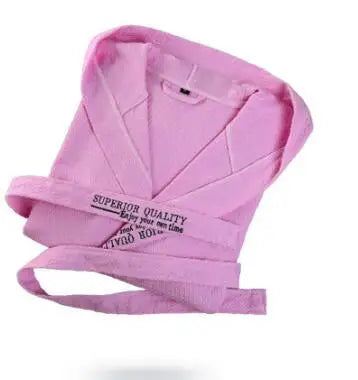 Peignoir de bain coton gaufré Unisexe