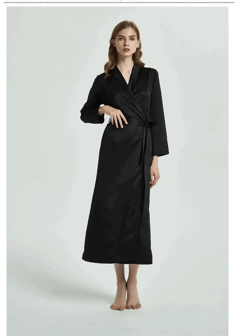 Peignoir et nuisette Imitation Soie Femme