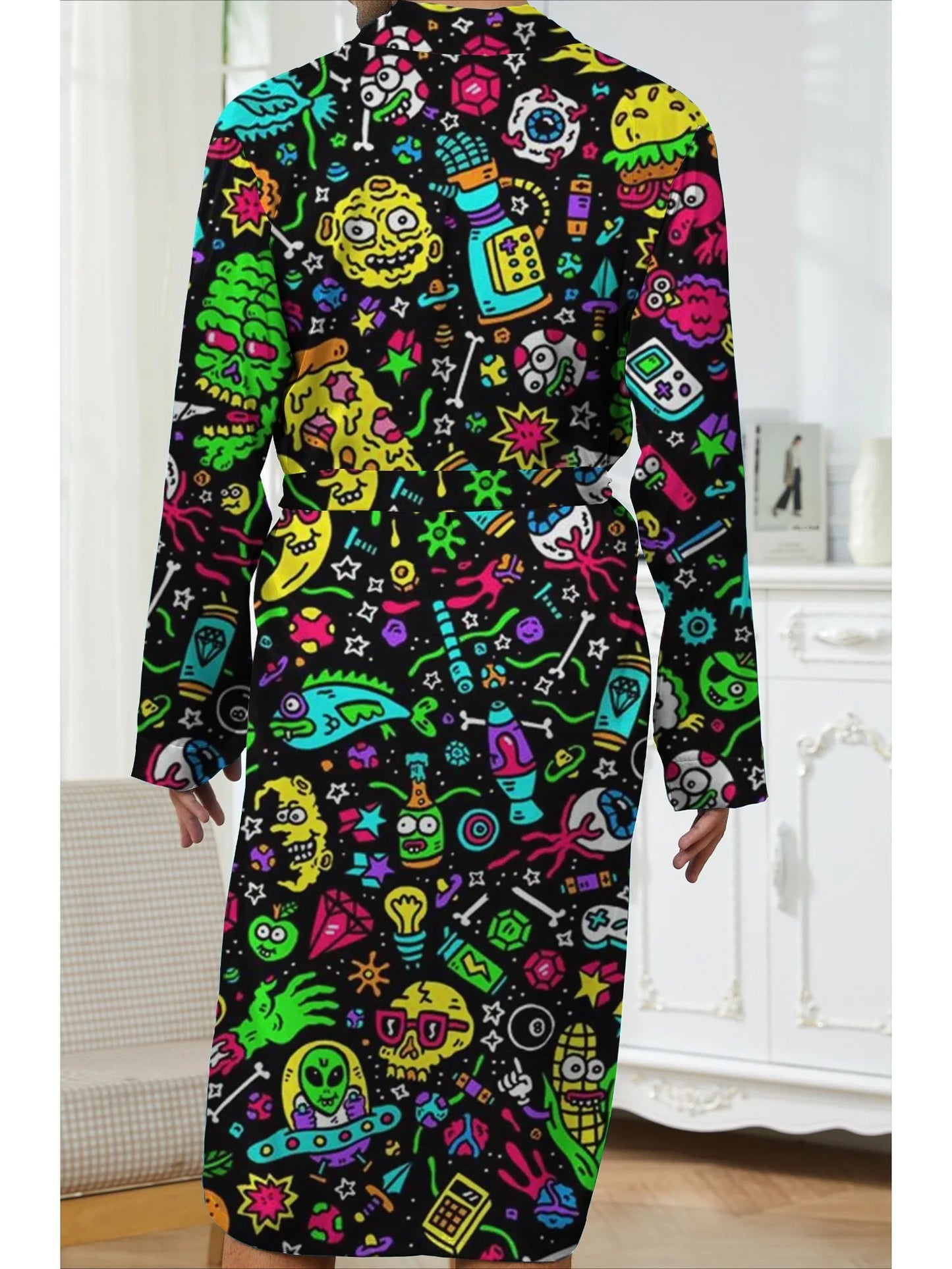 Peignoir imprimé tag 2 Polyester Homme