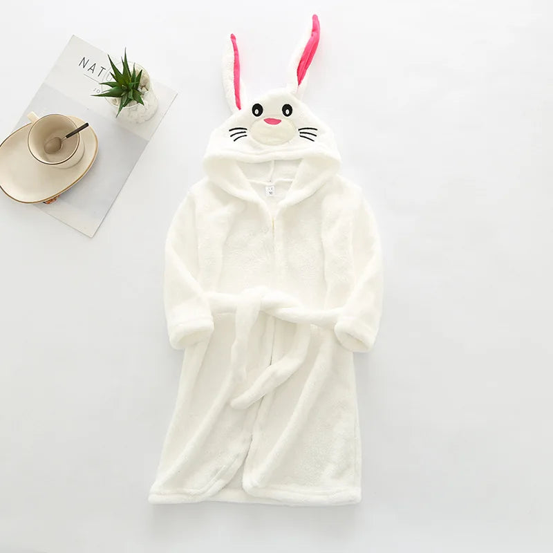 Peignoir lapin pour bébé et enfant