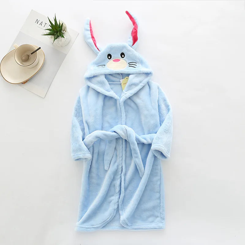 Peignoir lapin pour bébé et enfant