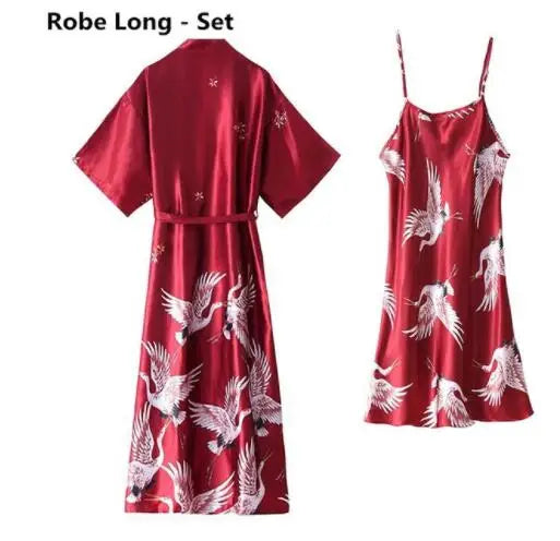 Peignoir/Nuisette Soie Glacée Polyester Femme