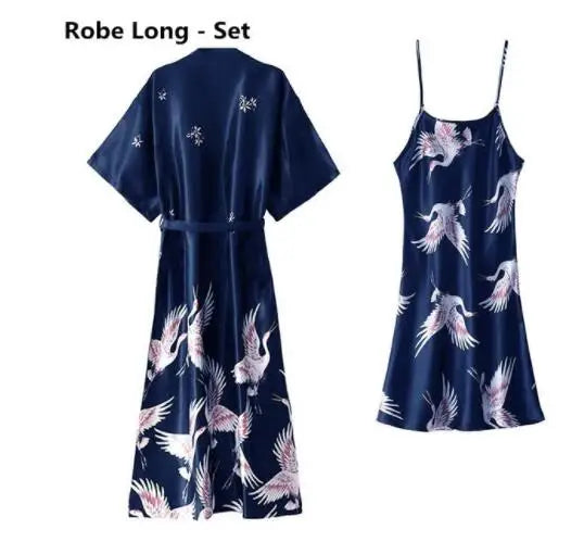 Peignoir/Nuisette Soie Glacée Polyester Femme