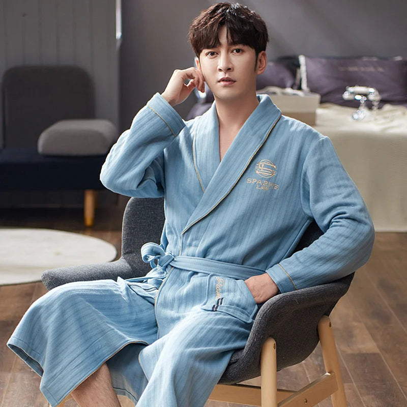 Peignoir Triple Couche Homme