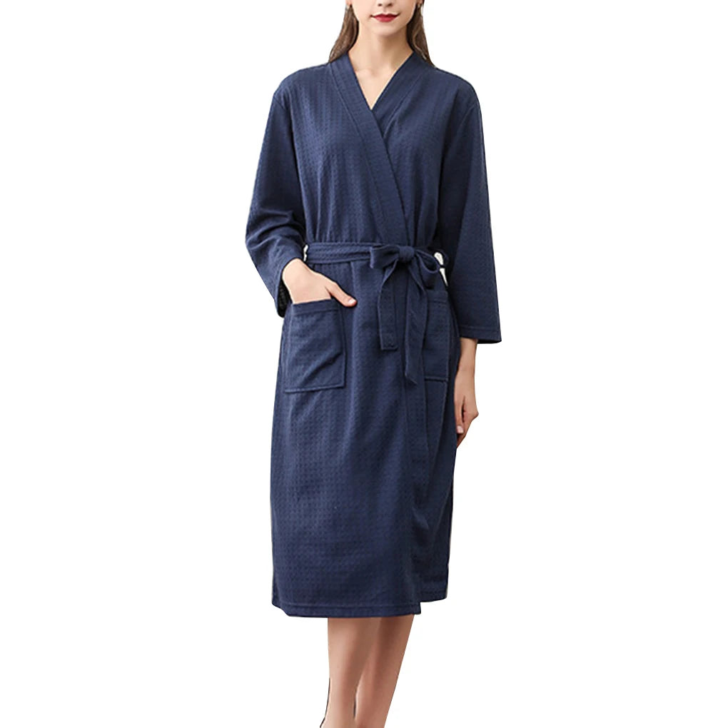Peignoir de Bain gaufré Polyester Femme