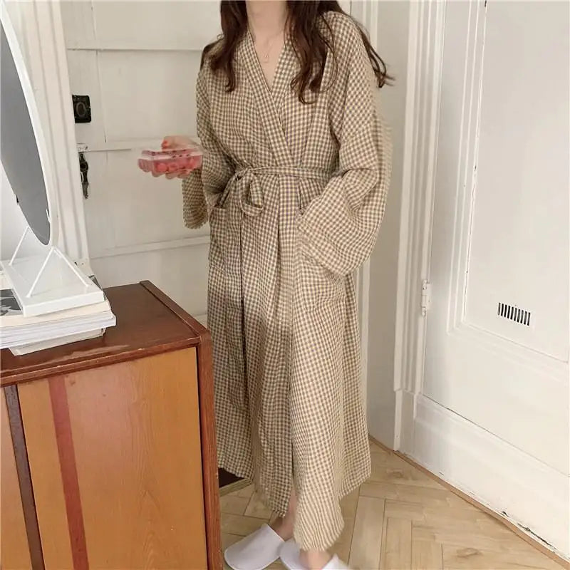 Peignoir printemps/automne Coton Femme
