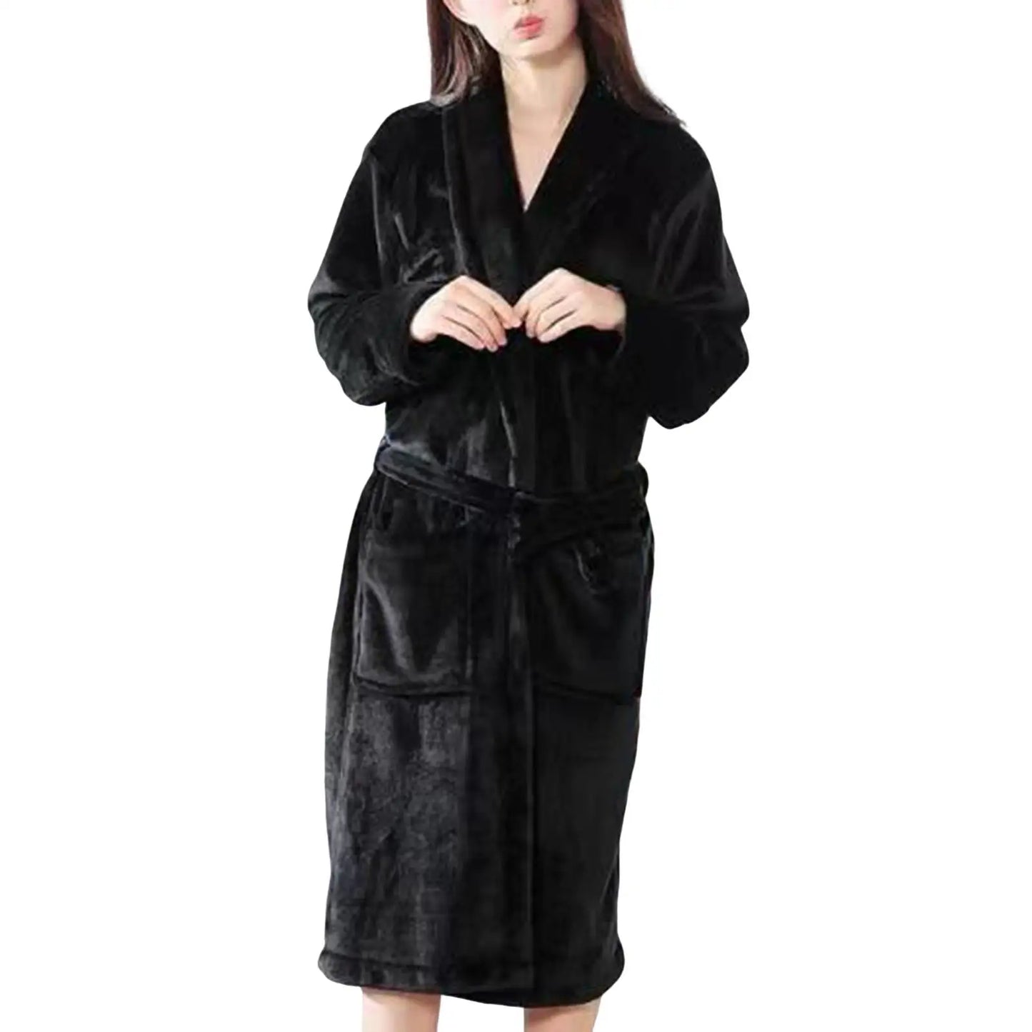 Peignoir casual Flanelle Coton/Microfibre Femme