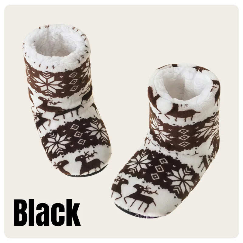 Chausson Renne de Noël Coton/PVC