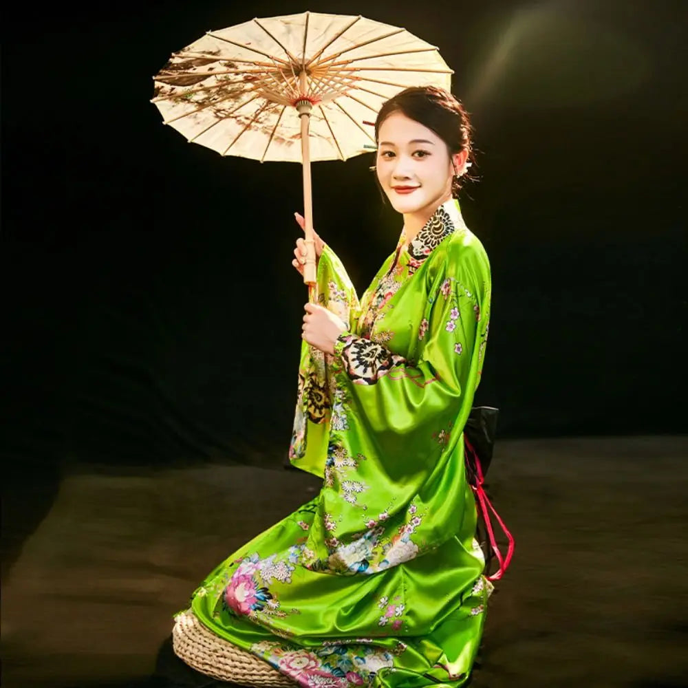 Kimono traditionnel Japonais coton/polyester Femme