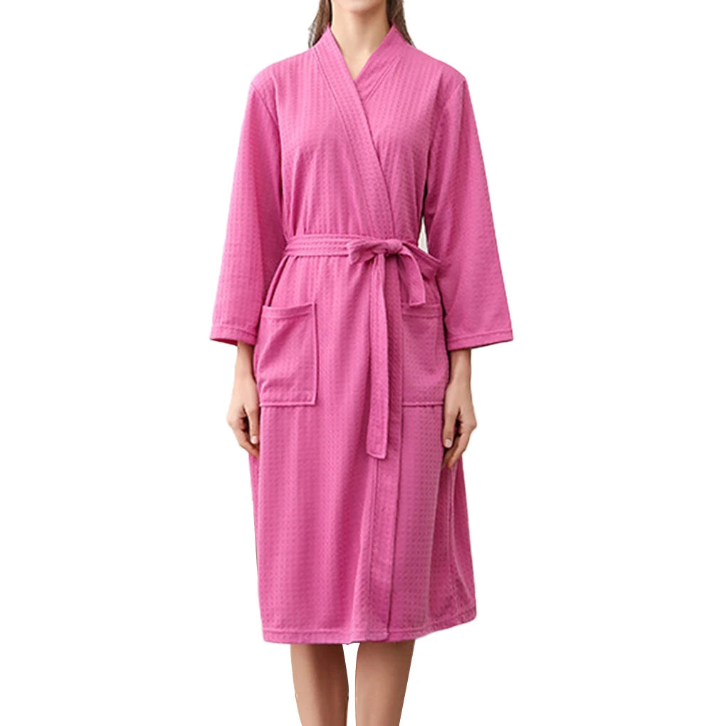 Peignoir de Bain gaufré Polyester Femme