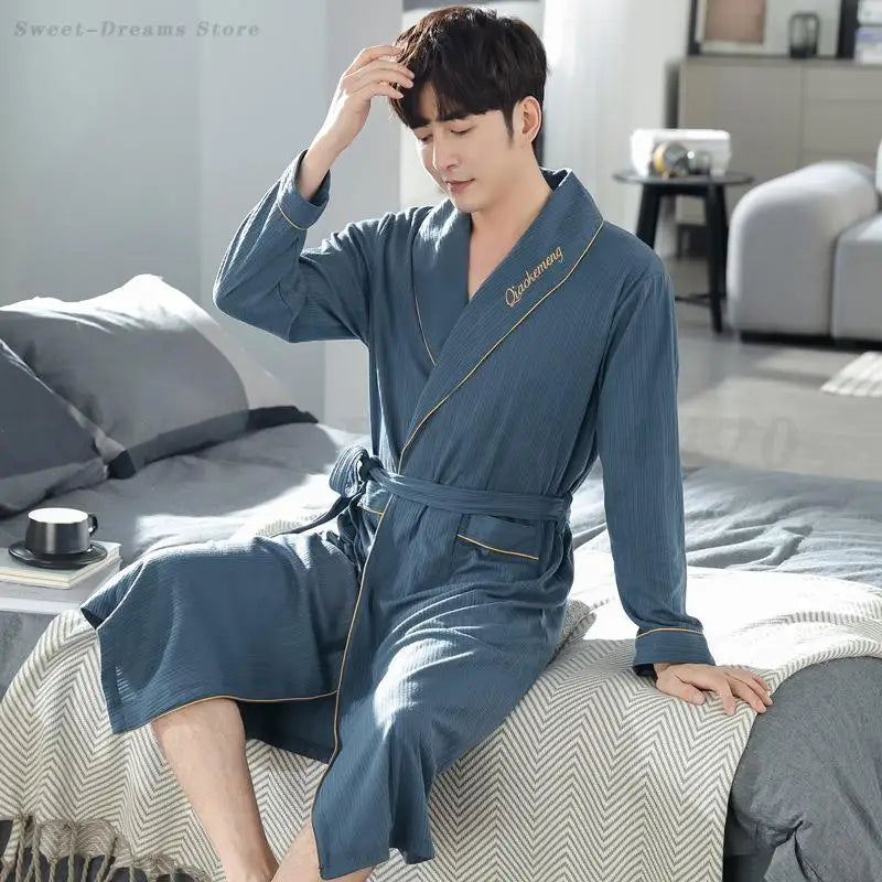 Peignoir Coton/Polyester Homme