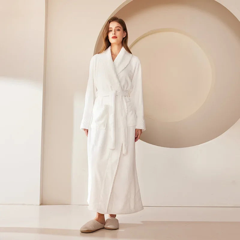 Peignoir de Bain automne/hiver Polyester Homme et Femme