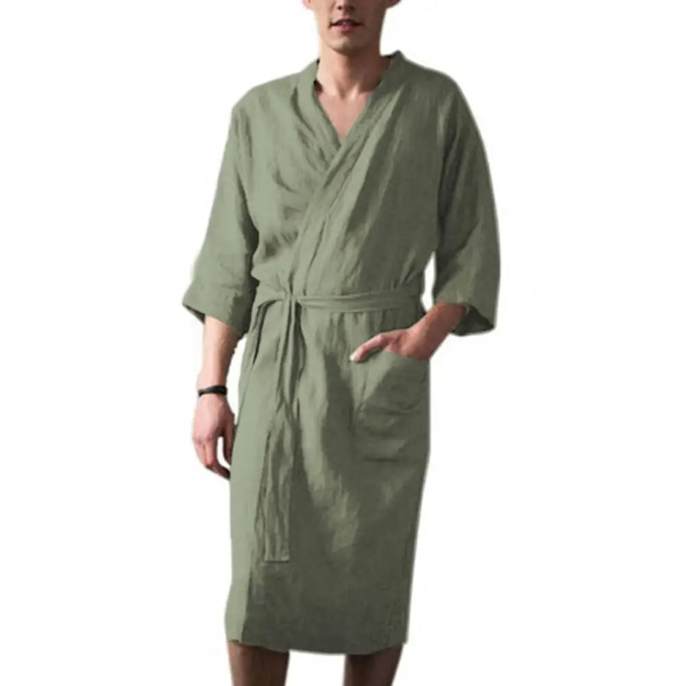 Peignoir Doux et Absorbant Polyester Homme