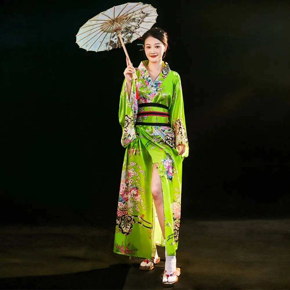 Kimono traditionnel Japonais coton/polyester Femme