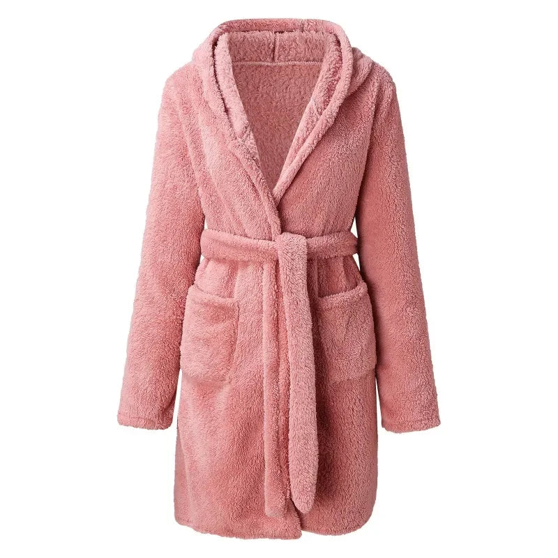 Peignoir de Bain Court Coton Femme