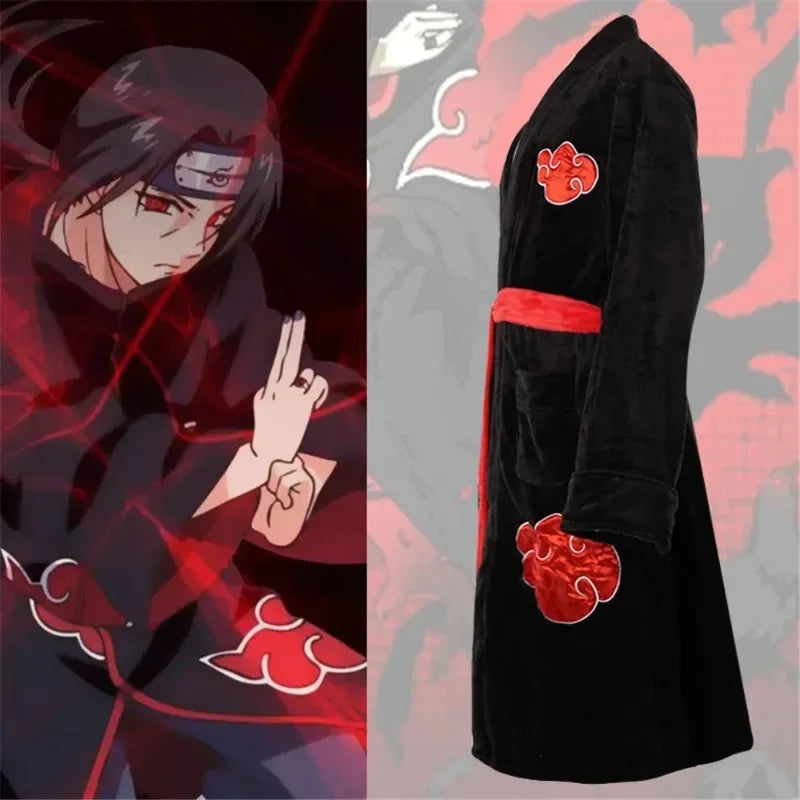 Peignoir Akatsuki Itachi Uchiha Flanelle