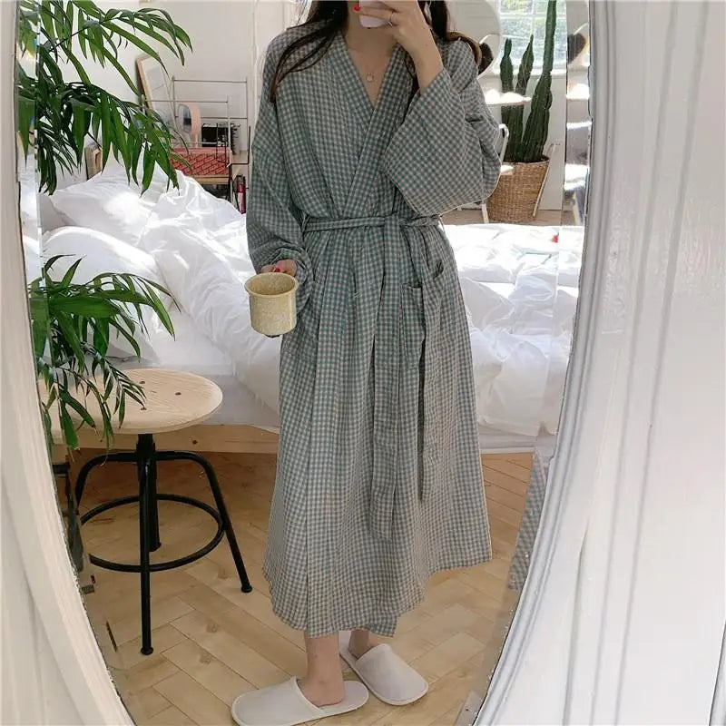 Peignoir printemps/automne Coton Femme