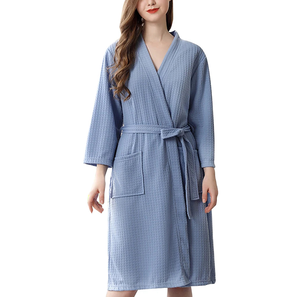 Peignoir de Bain gaufré Polyester Femme