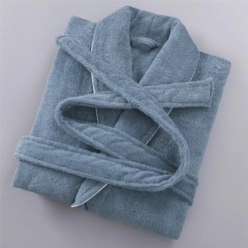 Peignoir de bain Coton éponge/Polyester doux Homme et Femme