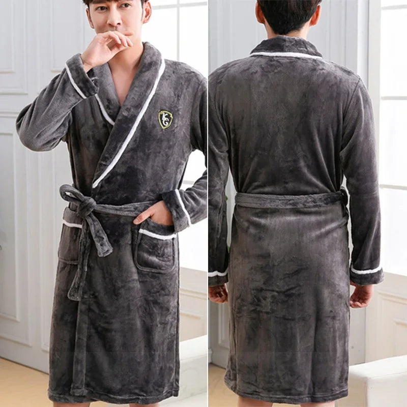 Peignoir chic flanelle Homme