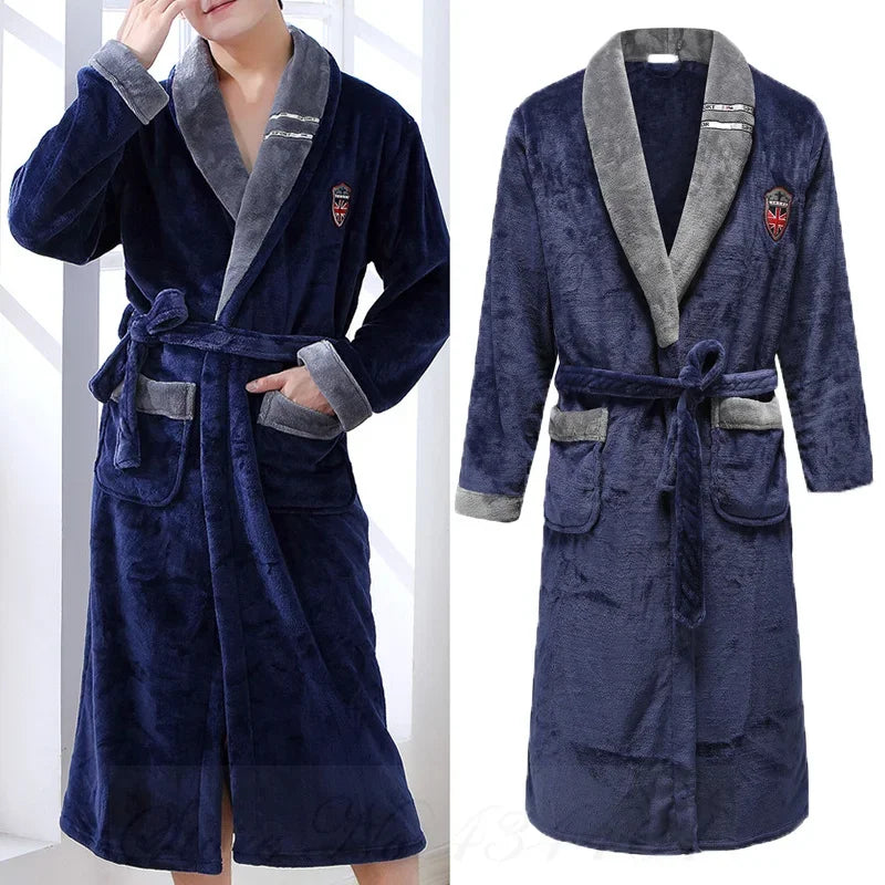 Peignoir chic flanelle Homme