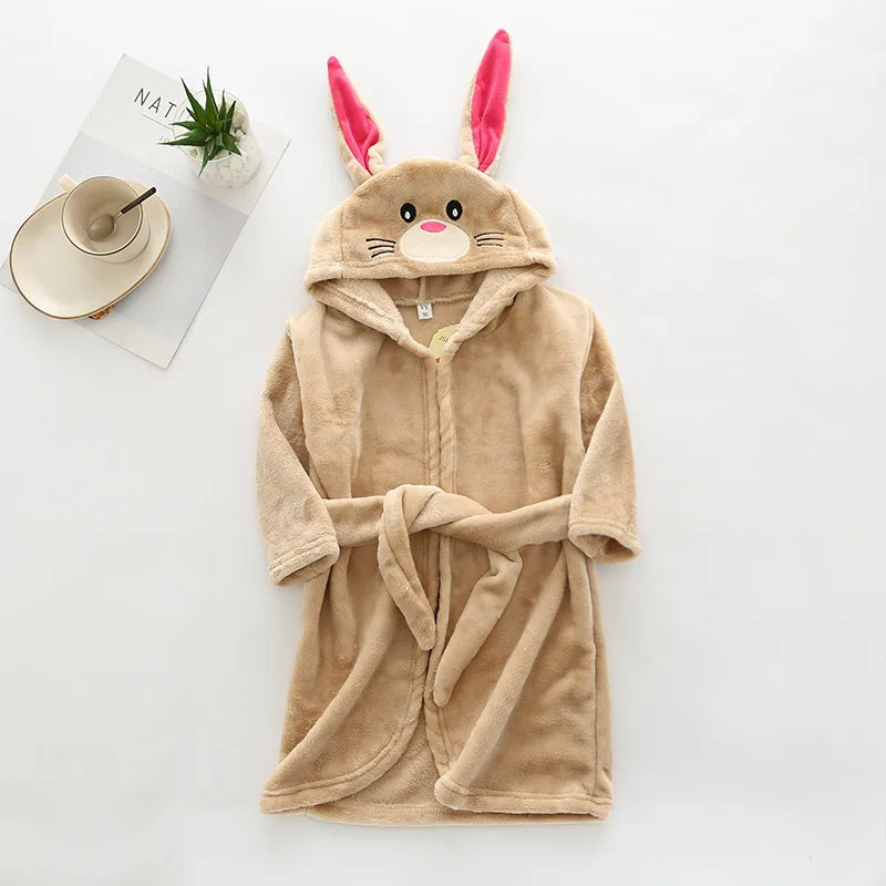 Peignoir lapin pour bébé et enfant
