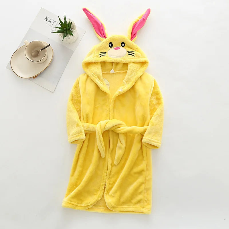 Peignoir lapin pour bébé et enfant