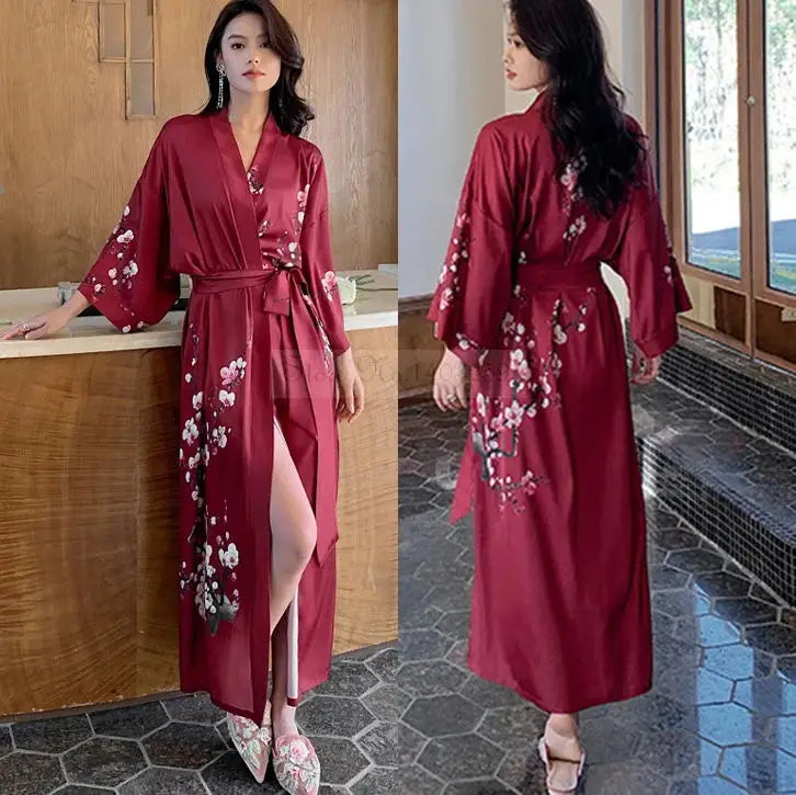 Peignoir floral Femme