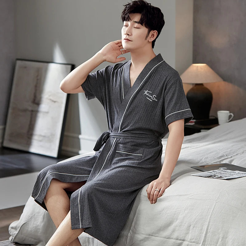 Peignoir coton/polyester Homme