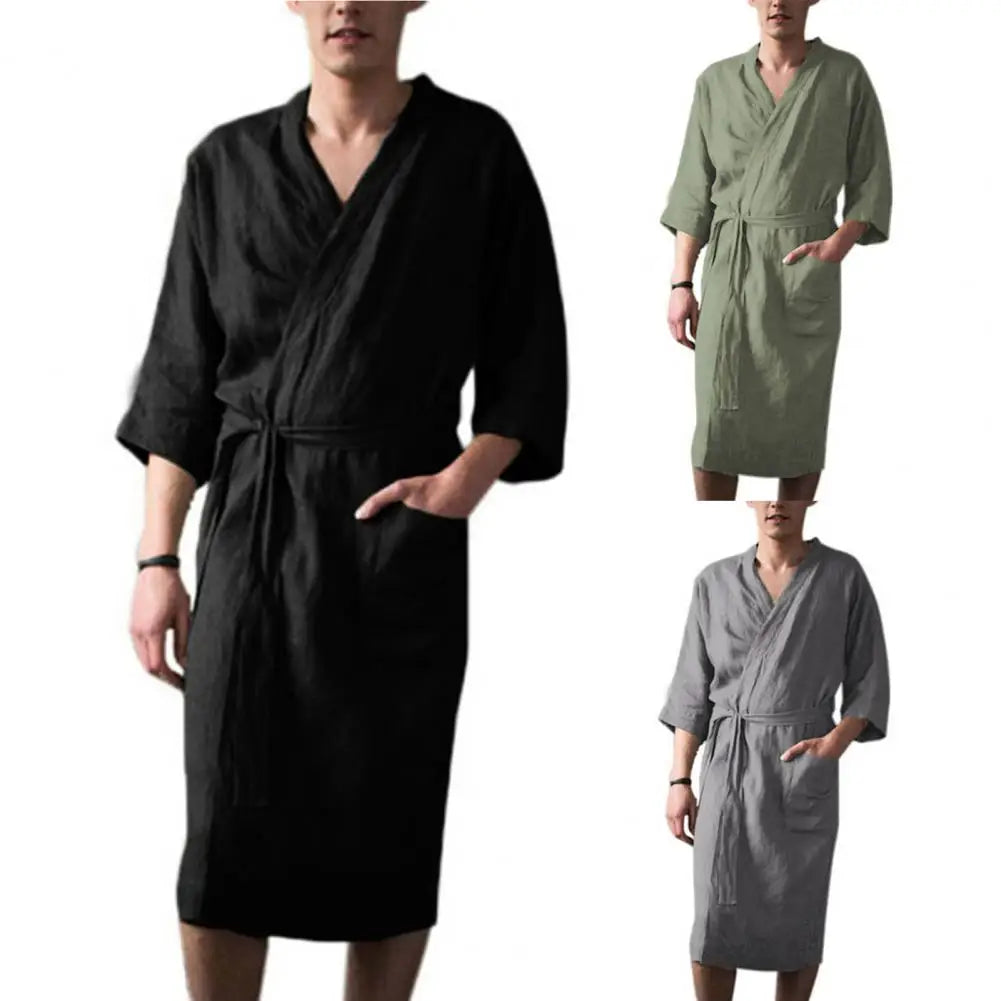 Peignoir Doux et Absorbant Polyester Homme