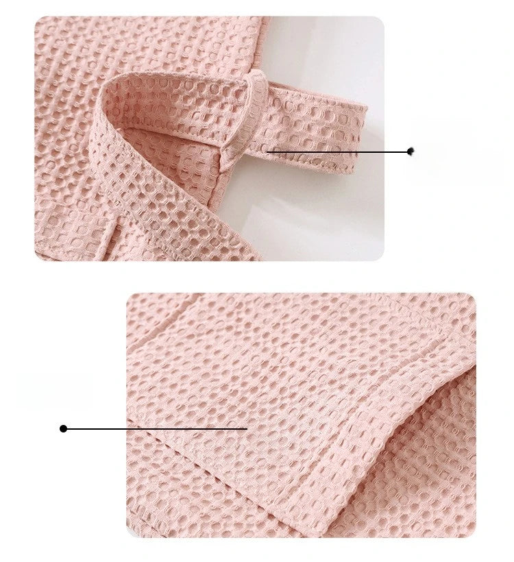 Peignoir de bain coton gaufré Homme et Femme