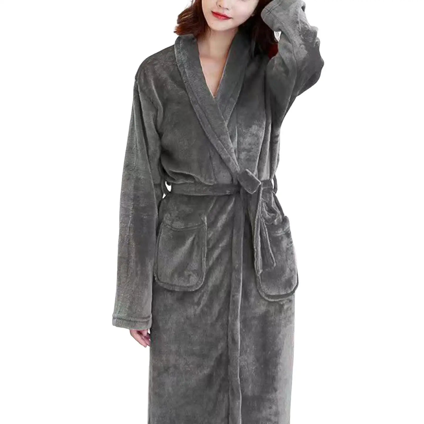 Peignoir casual Flanelle Coton/Microfibre Femme