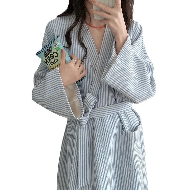Peignoir Chaud Style Coréen Femme