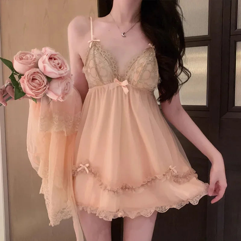 Nuisette sexy satin polyester Femme