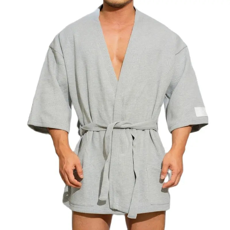 Peignoir Coton court homme