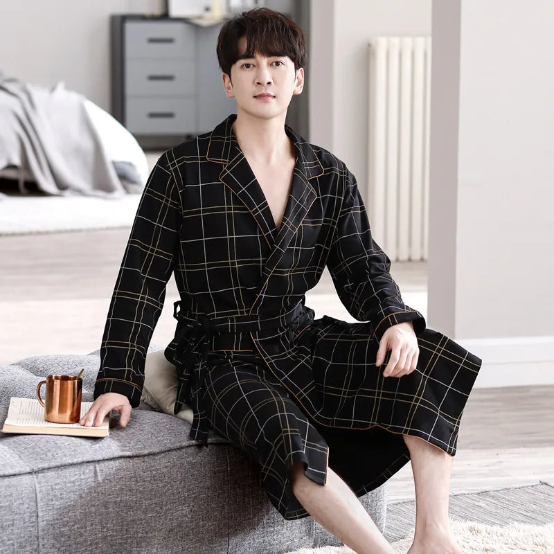 Peignoir Coton/Polyester Homme
