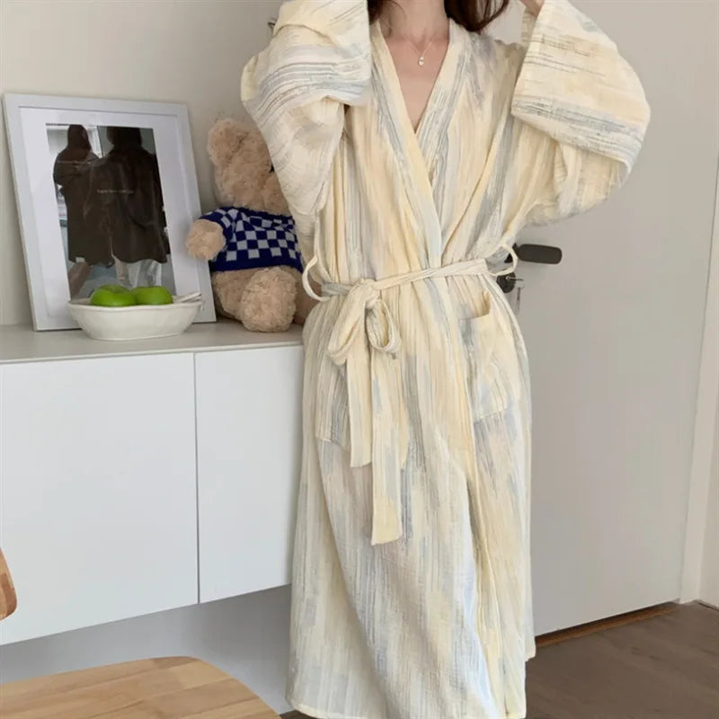 Peignoir printemps/automne Coton Femme