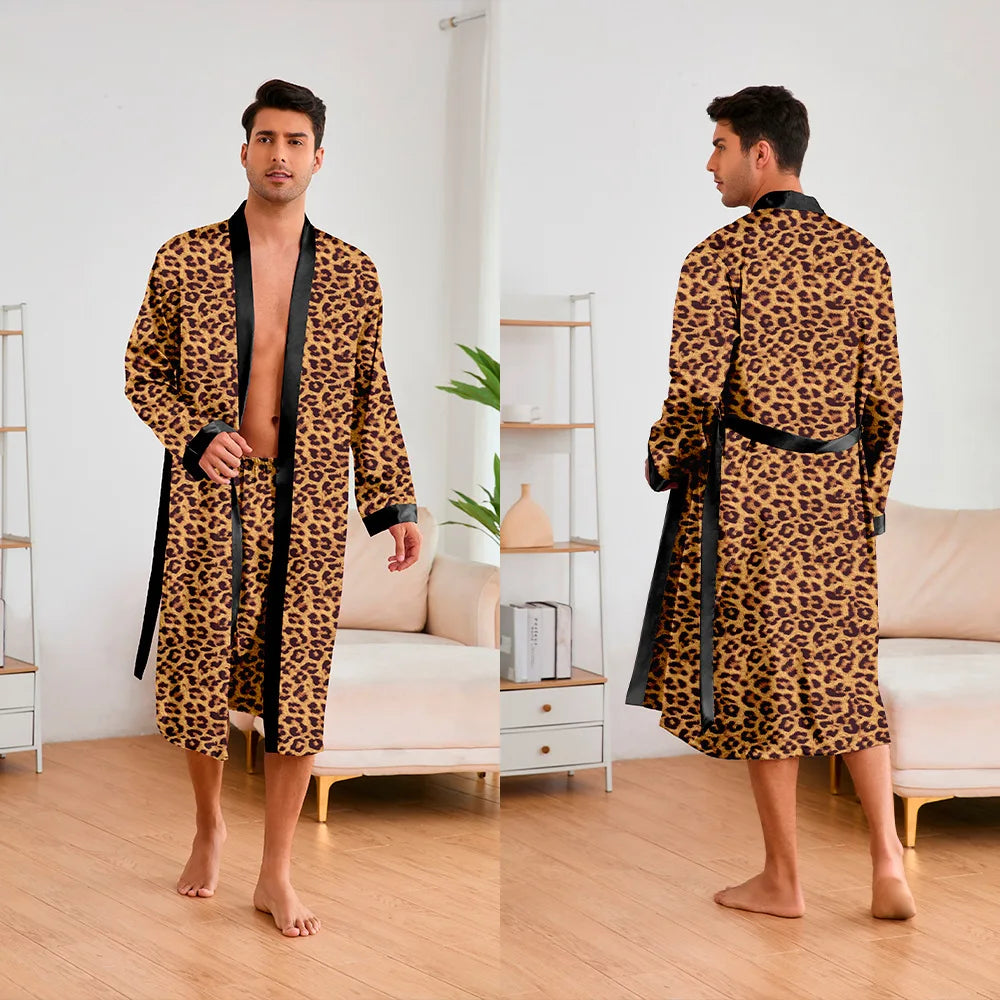 Peignoir 2 Pièces Polyester/Rayon Homme
