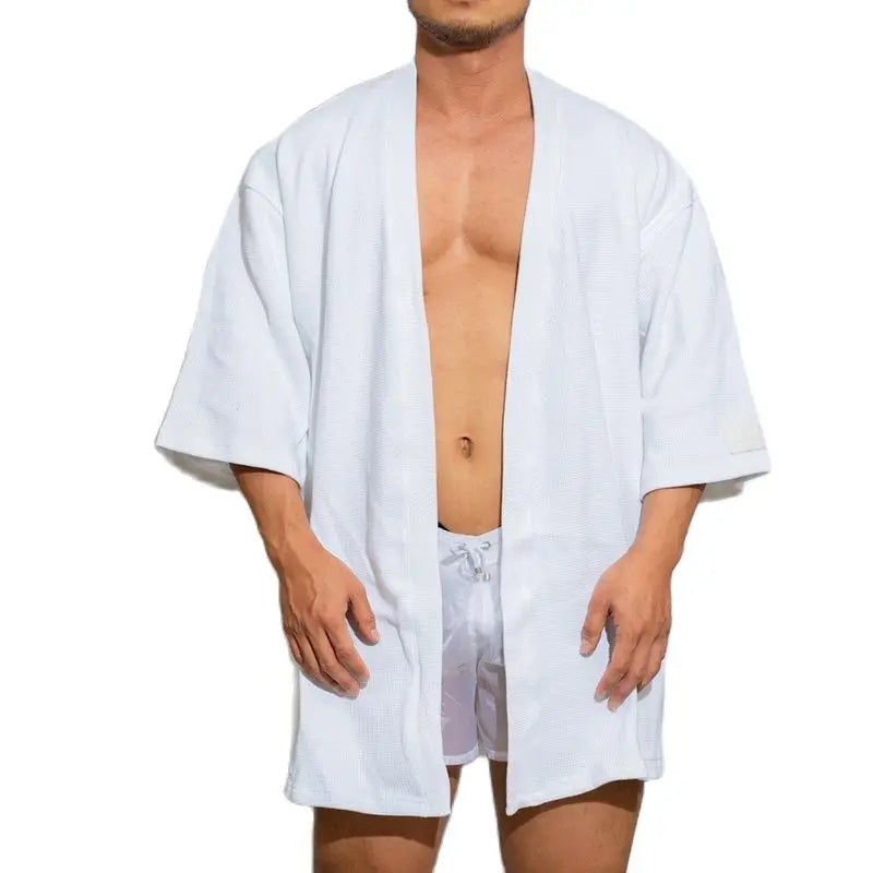 Peignoir Coton court homme