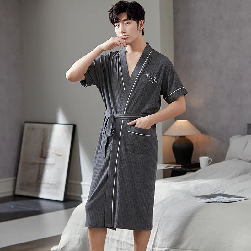 Peignoir coton/polyester Homme