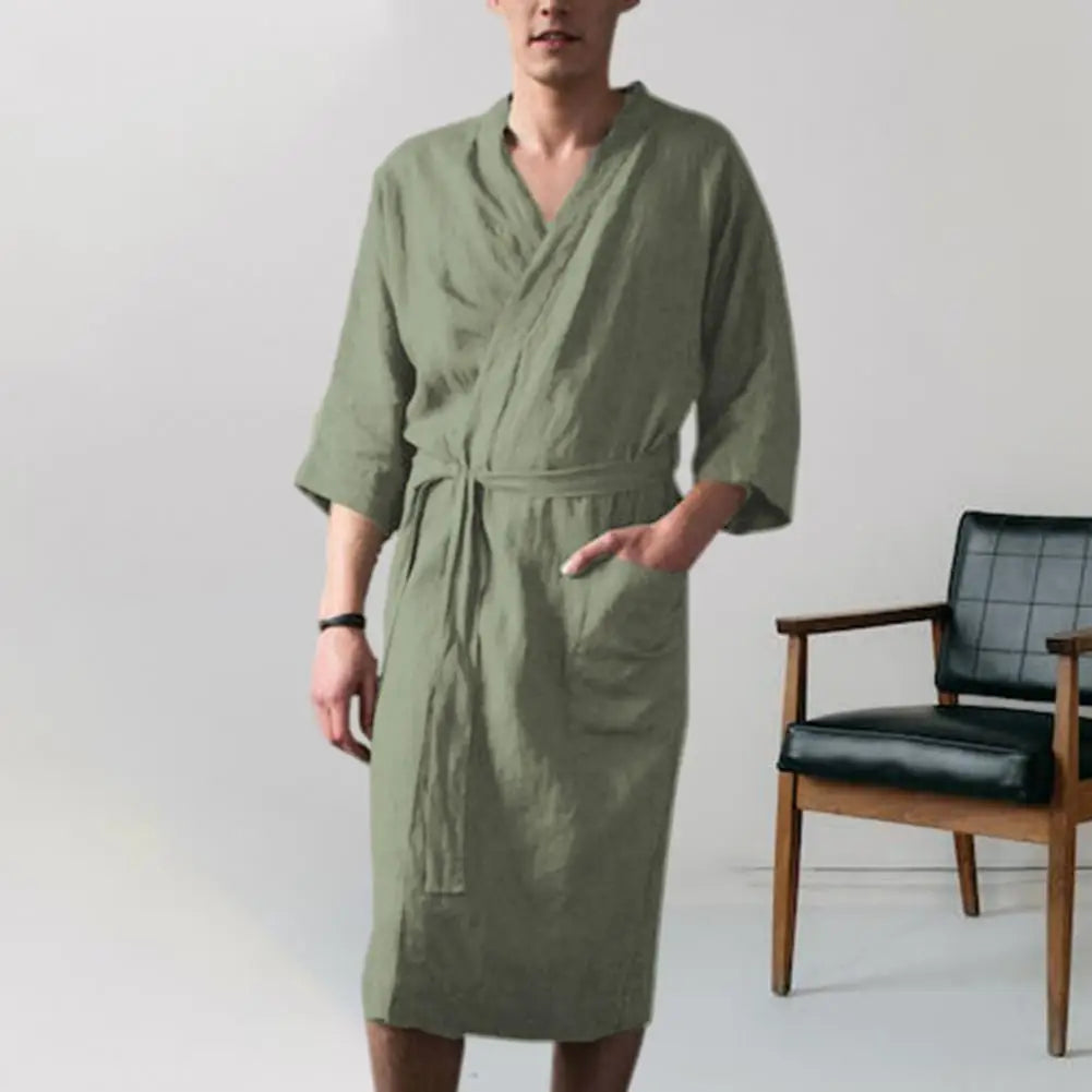Peignoir Doux et Absorbant Polyester Homme