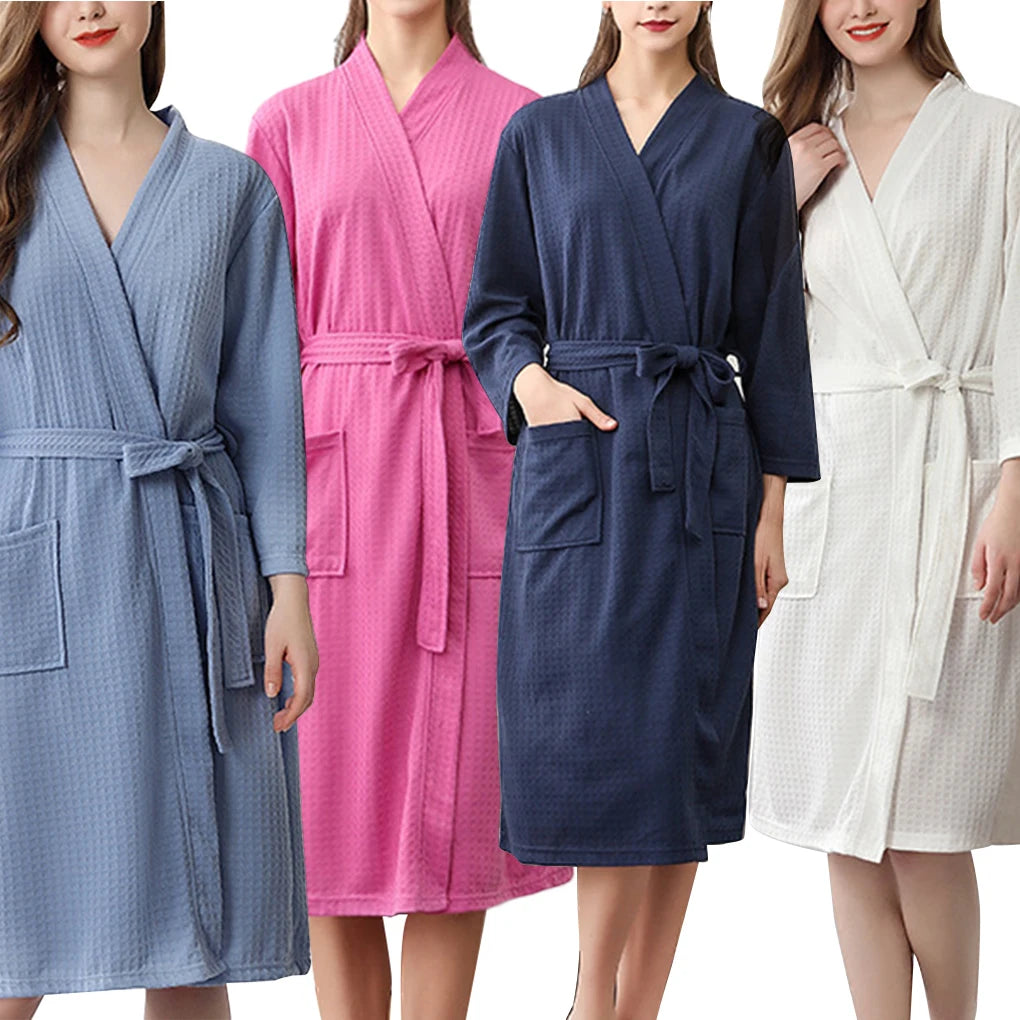 Peignoir de Bain gaufré Polyester Femme