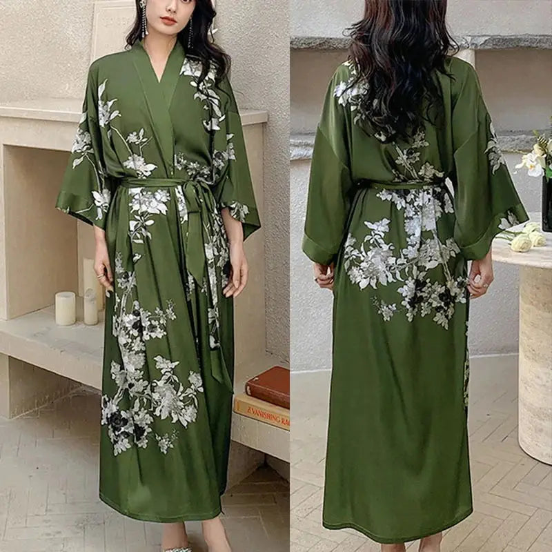 Peignoir floral Femme