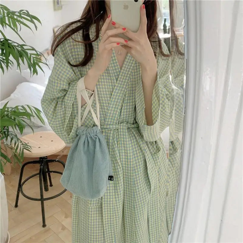 Peignoir printemps/automne Coton Femme