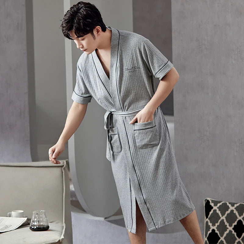 Peignoir coton/polyester Homme