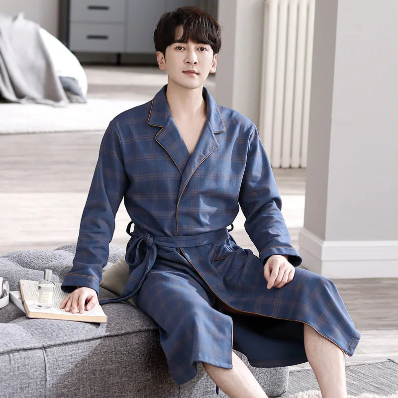 Peignoir Coton/Polyester Homme