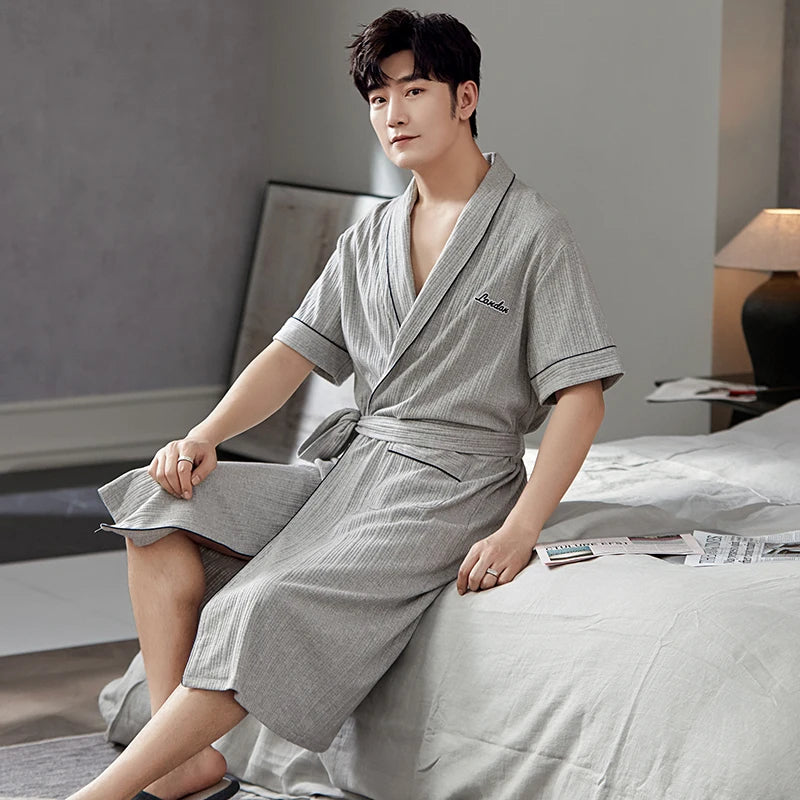 Peignoir coton/polyester Homme