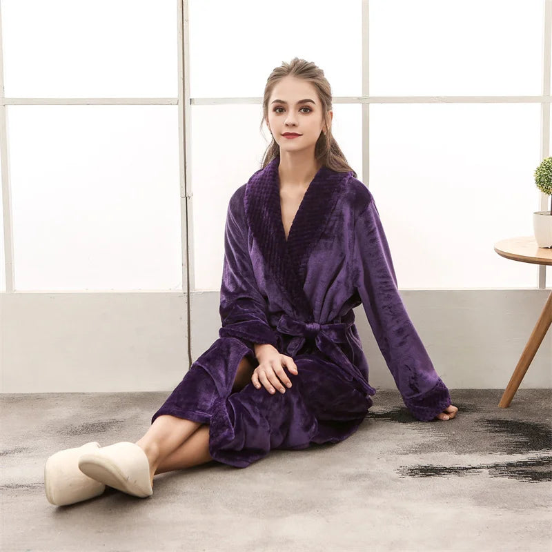 Peignoir classique confort adulte