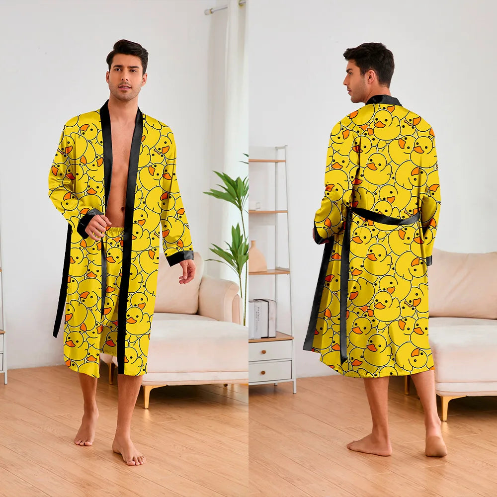 Peignoir 2 Pièces Polyester/Rayon Homme