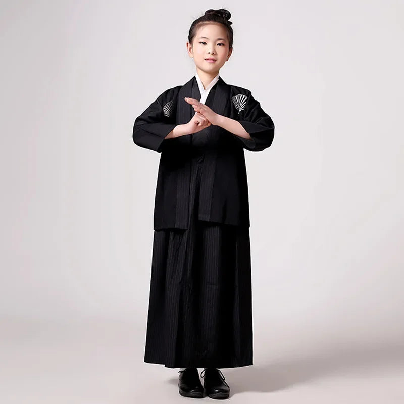 Kimono Japonais Satin Polyester petite Fille
